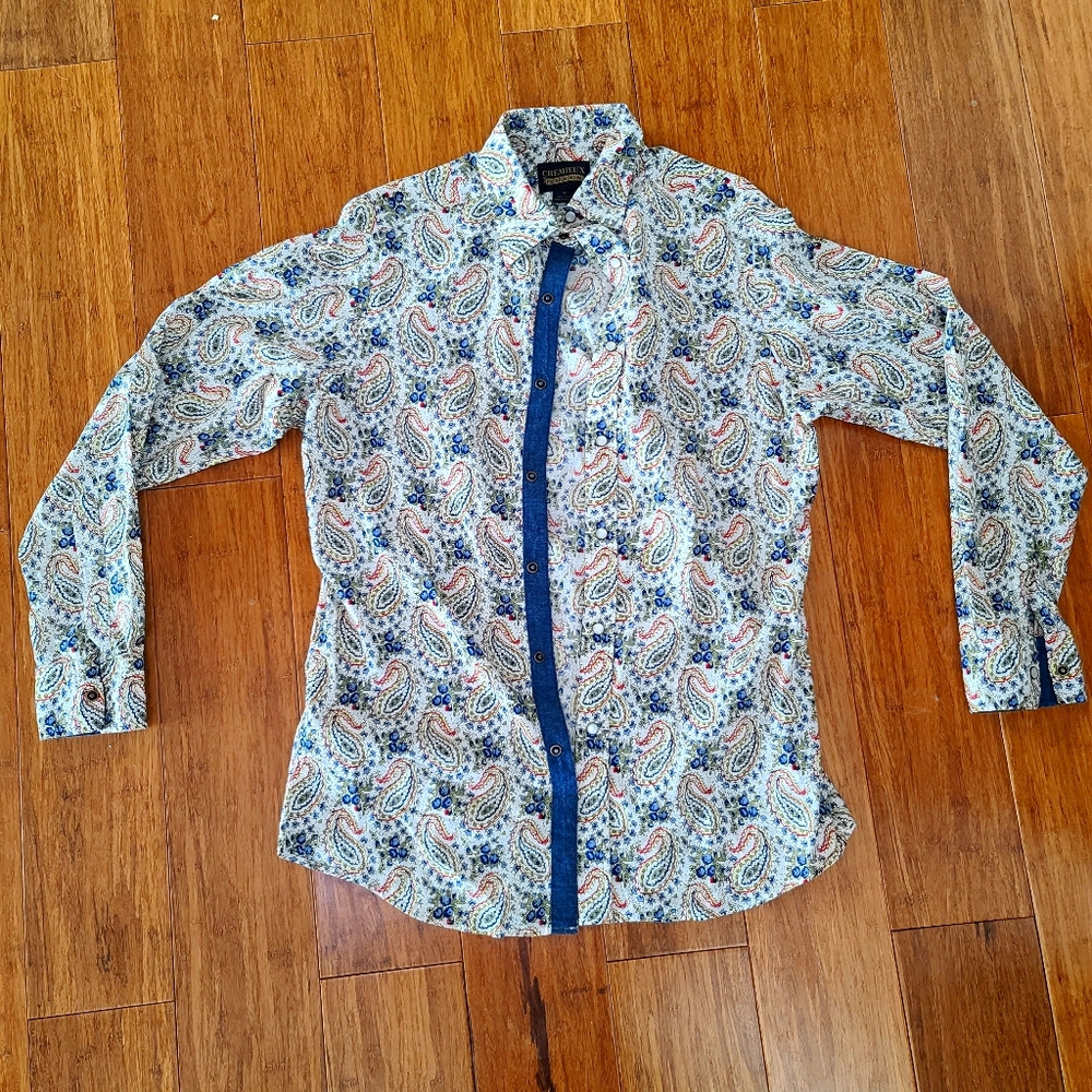 Cremieux Floral Cotton Button Down